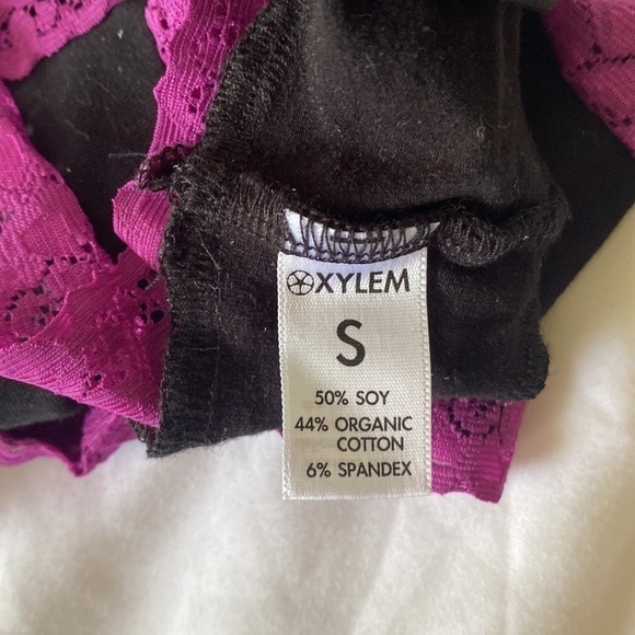 Xylem Clothing Cami Bra and Cheeky Panty Set + Bikini Panty Lace Organic S - Picture 11 of 13
